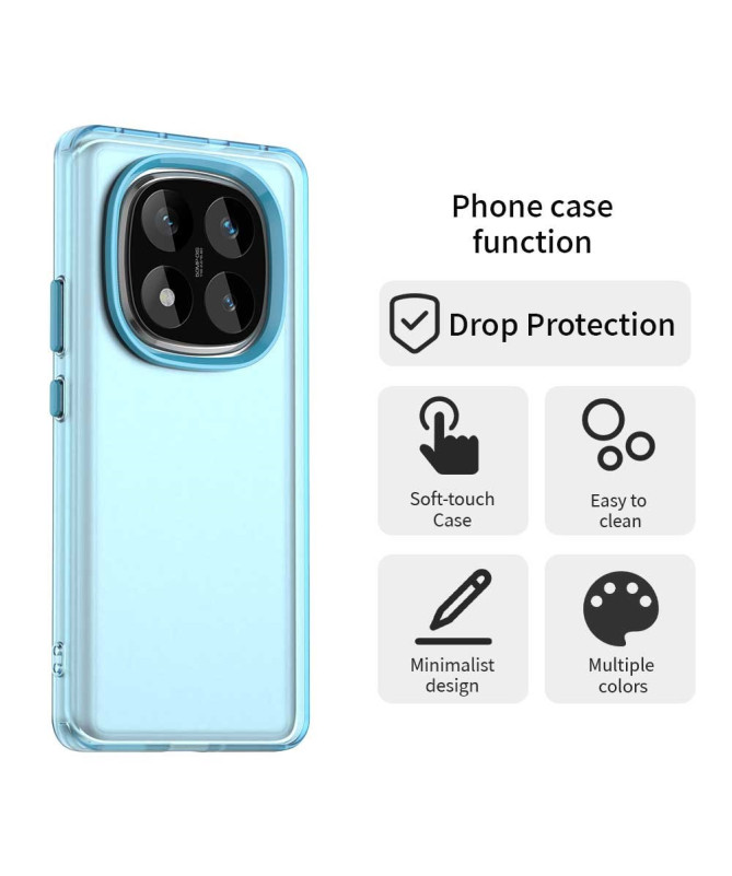 Candy 2 - Coque Xiaomi Redmi Note 14 Pro 5G / Poco X7 Transparente