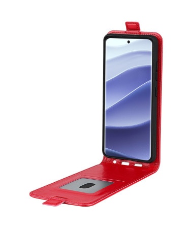 Housse Xiaomi Redmi Note 14 Pro 5G / Poco X7 simili cuir avec rabat verticale Rouge - photo 16