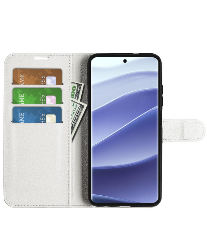 Étui Xiaomi Redmi Note 14 Pro 5G / Poco X7 style cuir porte cartes