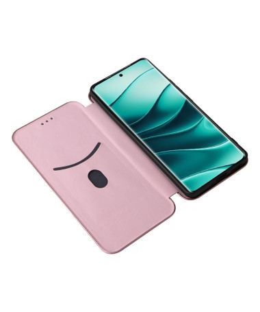 CARVIK - Étui Xiaomi Redmi Note 14 Pro 5G / Poco X7 Fibre de Carbone Or Rose - photo 2