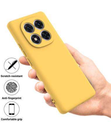 Coque Xiaomi Redmi Note 14 Pro 5G / Poco X7 Puro silicone liquide Jaune - photo 9