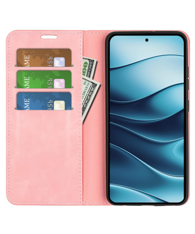 Étui Xiaomi Redmi Note 14 4G simili cuir fonction stand