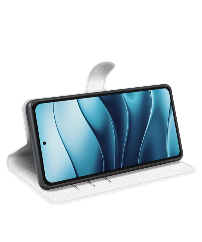 Étui Xiaomi Redmi Note 14 4G style cuir porte cartes