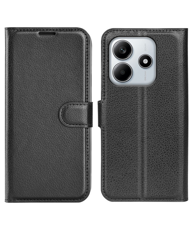 Étui Xiaomi Redmi Note 14 4G style cuir porte cartes