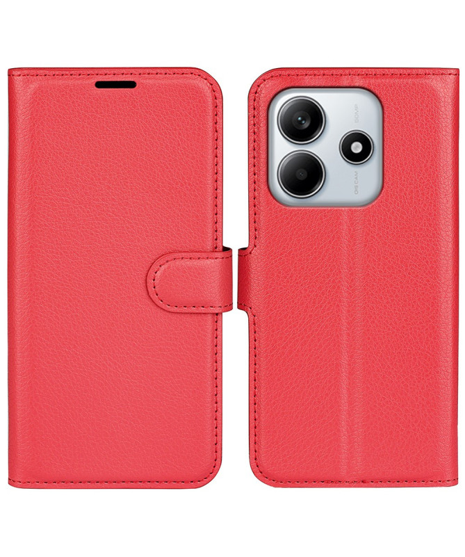 Étui Xiaomi Redmi Note 14 4G style cuir porte cartes