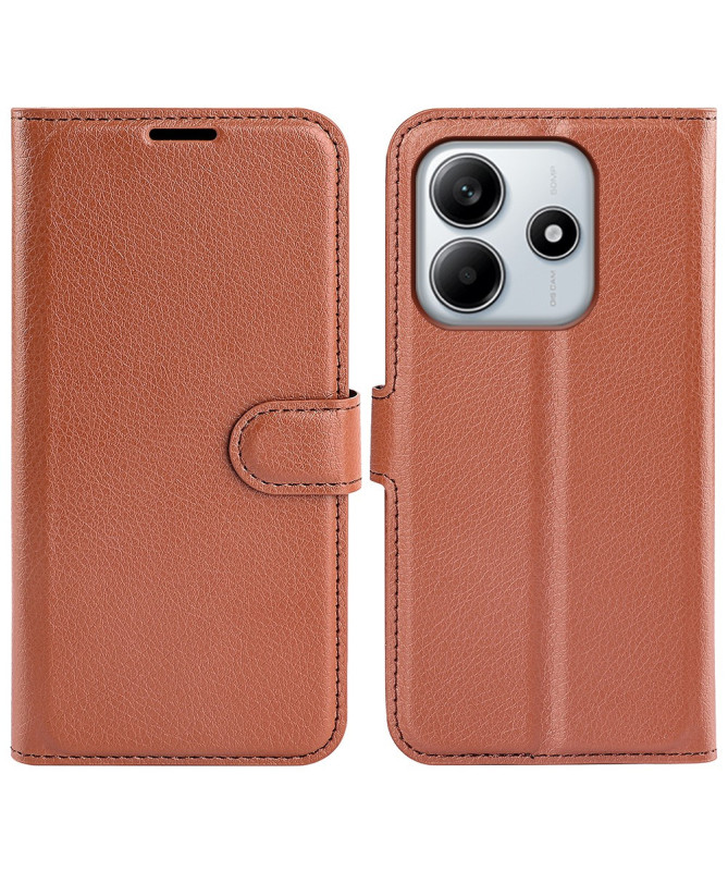 Étui Xiaomi Redmi Note 14 4G style cuir porte cartes