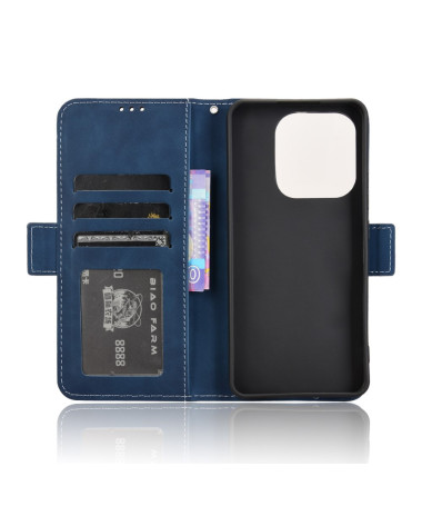 Housse Xiaomi Redmi Note 14 4G Premium avec Porte Cartes Bleu marine - photo 20