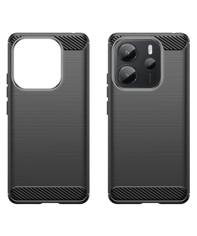 Coque Xiaomi Redmi Note 14 4G Finition Carbone Brossée