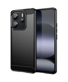 Coque Xiaomi Redmi Note 14 4G Finition Carbone Brossée