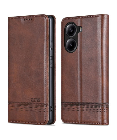 Flip cover Poco X7 Pro Porte-cartes AZNS simili cuir