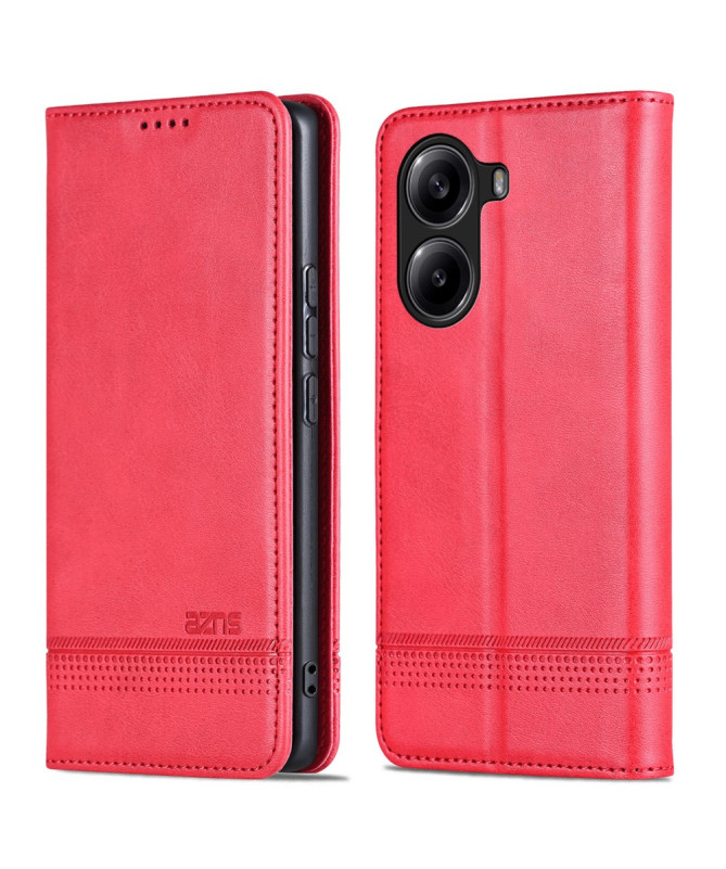 Flip cover Poco X7 Pro Porte-cartes AZNS simili cuir