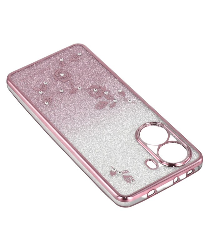 Coque Poco X7 Pro Glamour Glitz avec Sangle