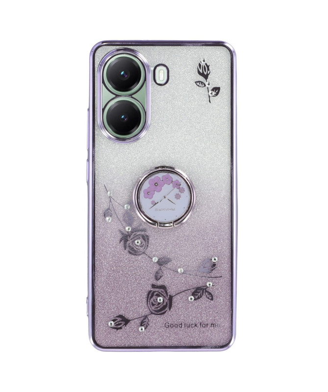 Coque Poco X7 Pro Glamour Glitz avec Anneau