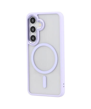 Coque Samsung Galaxy S25 FULEXIN MagSafe Violet clair - photo 11
