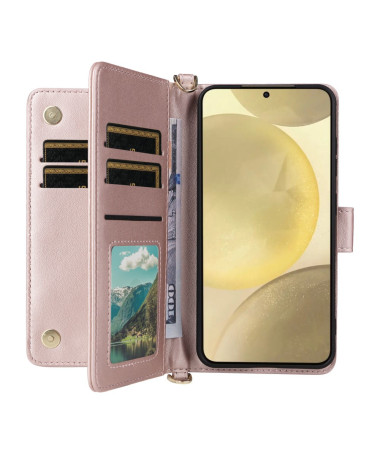 Housse Samsung Galaxy S25 Portfolio Deluxe Or Rose - photo 2