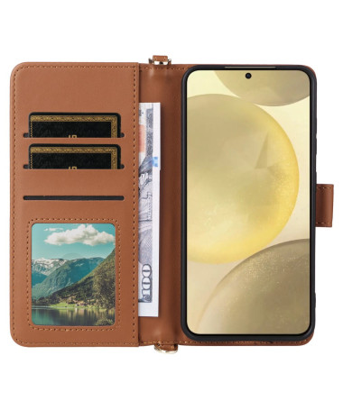 Housse Samsung Galaxy S25 Portfolio Deluxe Marron - photo 27