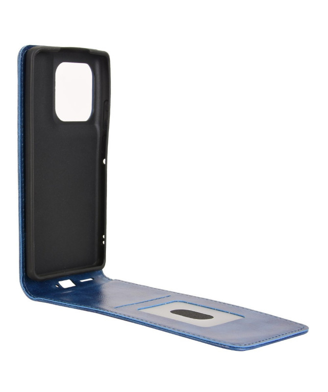 Monza - Housse Verticale Motorola Edge 50 Ultra avec Porte-Carte