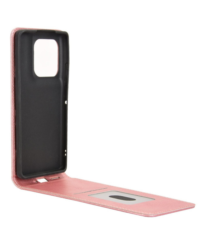 Monza - Housse Verticale Motorola Edge 50 Ultra avec Porte-Carte