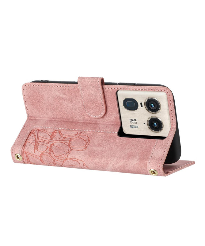 Étui Pochette Floral - Motorola Edge 50 Ultra