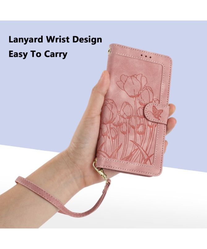 Étui Pochette Floral - Motorola Edge 50 Ultra