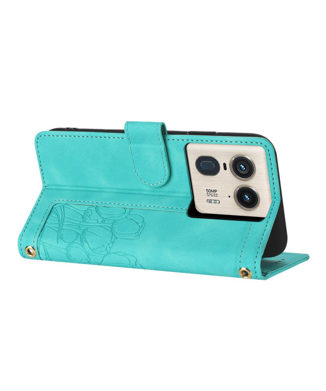 Étui Pochette Floral - Motorola Edge 50 Ultra