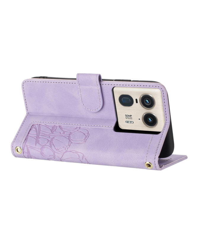 Étui Pochette Floral - Motorola Edge 50 Ultra