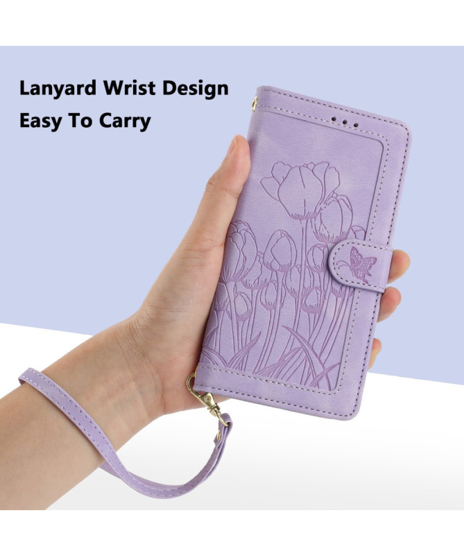 Étui Pochette Floral - Motorola Edge 50 Ultra