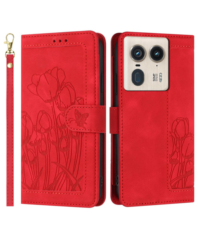 Étui Pochette Floral - Motorola Edge 50 Ultra