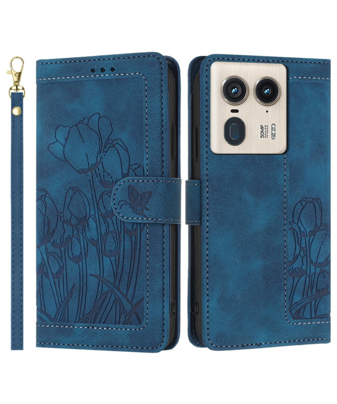 Étui Pochette Floral - Motorola Edge 50 Ultra
