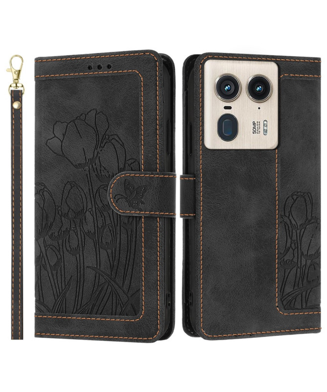 Étui Pochette Floral - Motorola Edge 50 Ultra