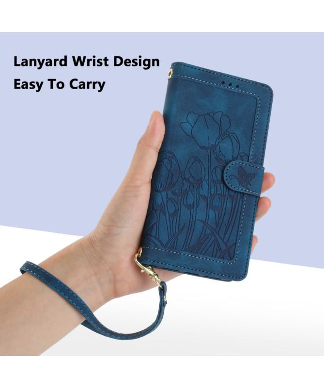 Étui Pochette Floral - Motorola Edge 50 Ultra