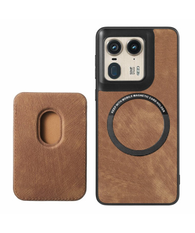 Montparnasse - Coque Motorola Edge 50 Ultra avec porte-cartes magnétique