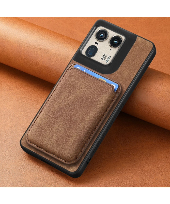 Montparnasse - Coque Motorola Edge 50 Ultra avec porte-cartes magnétique