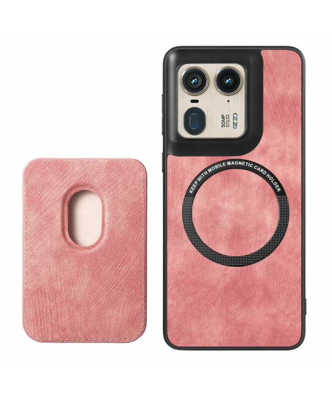 Montparnasse - Coque Motorola Edge 50 Ultra avec porte-cartes magnétique