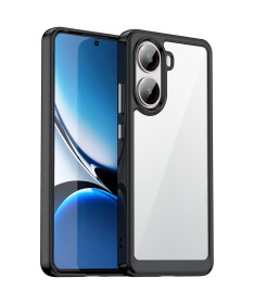 Coque Poco X7 Pro Transparente Contour Couleuré