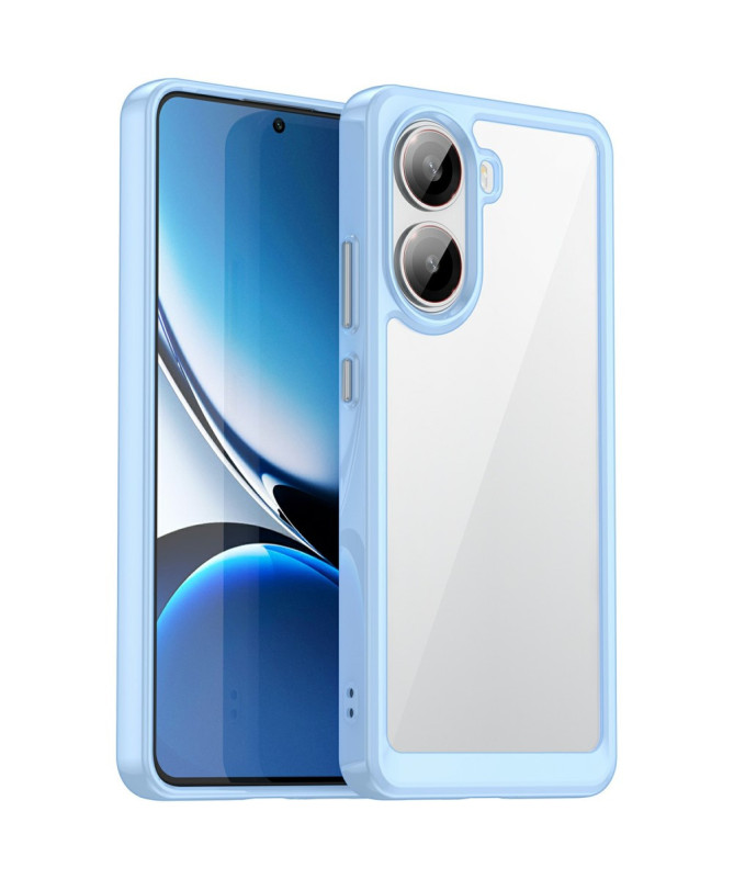 Coque Poco X7 Pro Transparente Contour Couleuré