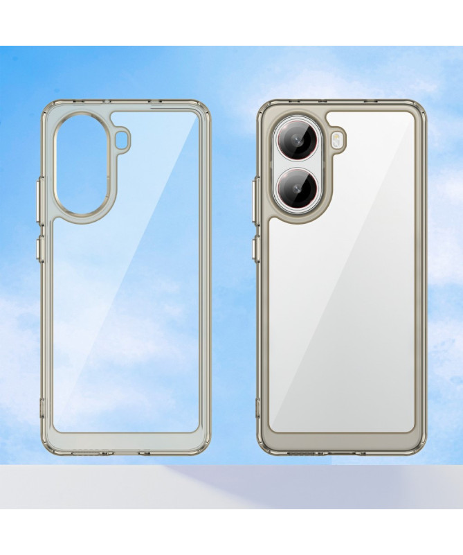 Coque Poco X7 Pro Transparente Contour Couleuré