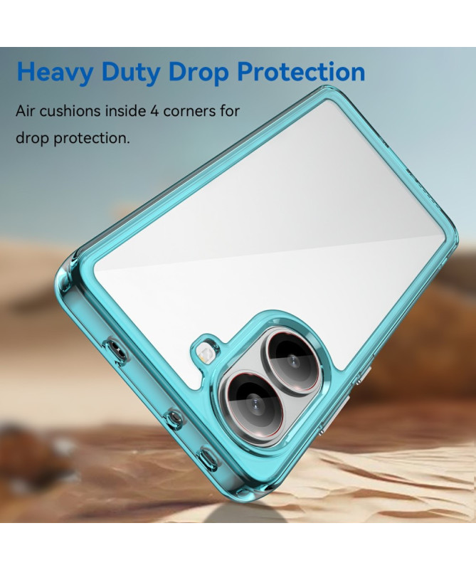 Coque Poco X7 Pro Transparente Contour Couleuré