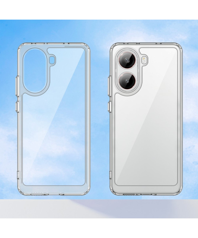 Coque Poco X7 Pro Transparente Contour Couleuré