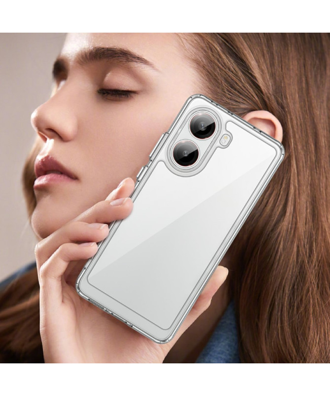 Coque Poco X7 Pro Transparente Contour Couleuré