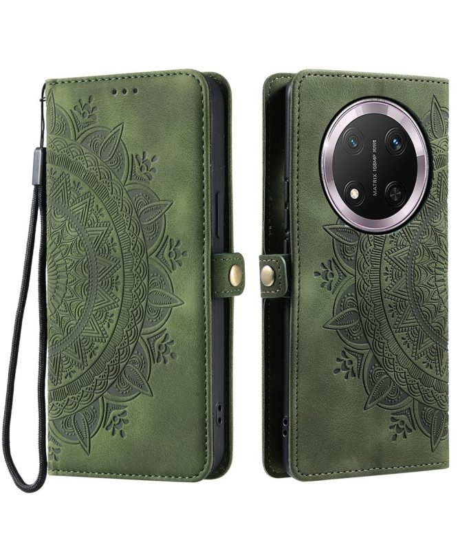 Housse Honor Magic 7 Lite Mandala avec Porte-Cartes et Dragonne