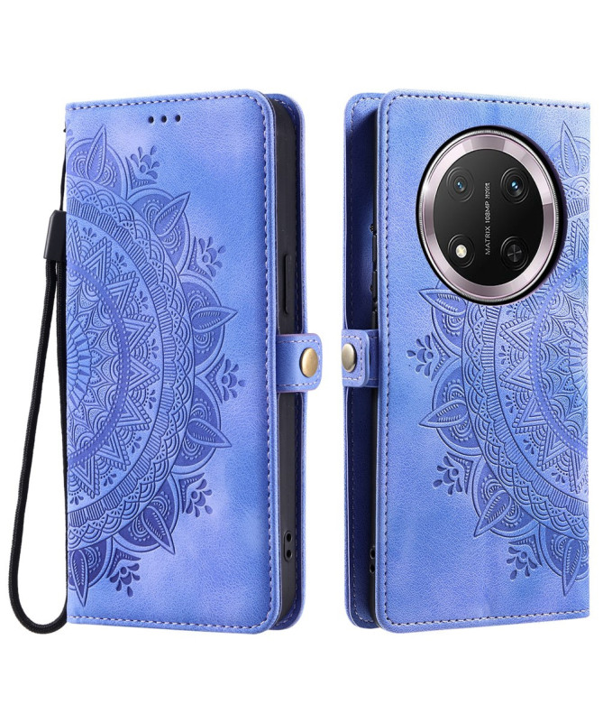 Housse Honor Magic 7 Lite Mandala avec Porte-Cartes et Dragonne