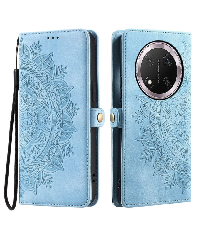 Housse Honor Magic 7 Lite Mandala avec Porte-Cartes et Dragonne