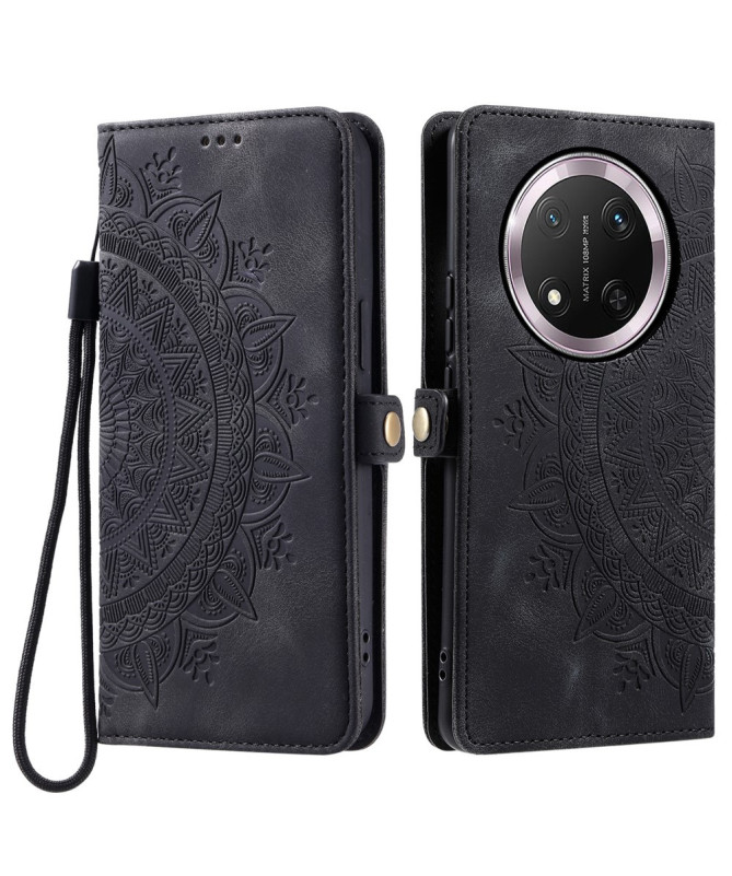 Housse Honor Magic 7 Lite Mandala avec Porte-Cartes et Dragonne