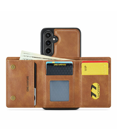 Coque Samsung Galaxy S25 avec Porte-Cartes Amovible M6 Series Marron Clair - photo 9