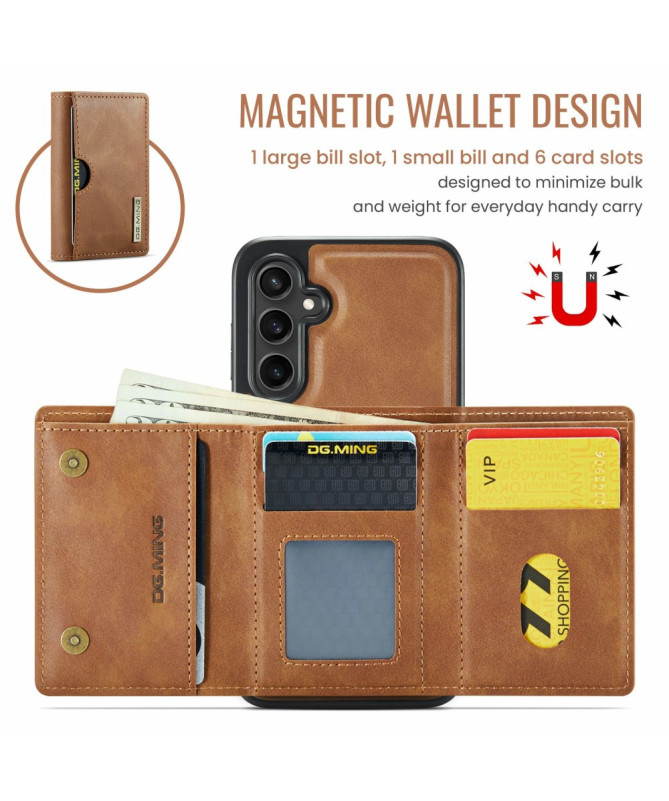 Coque Samsung Galaxy S25 avec Porte-Cartes Amovible M6 Series