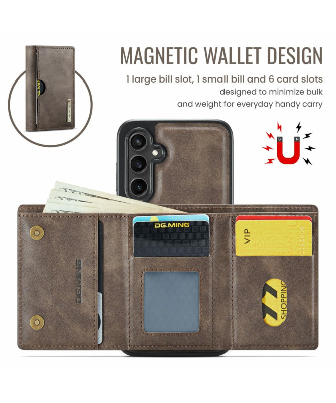 Coque Samsung Galaxy S25 avec Porte-Cartes Amovible M6 Series