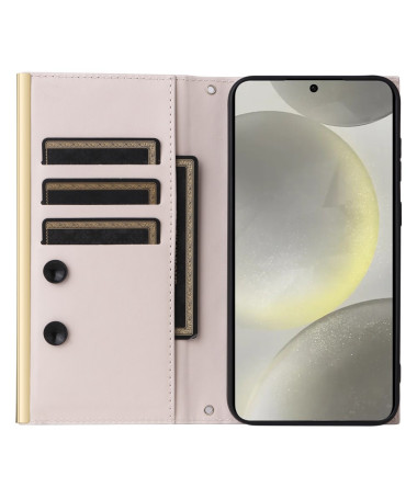 Housse Samsung Galaxy S25 Diamond Clutch Beige Clair - photo 9