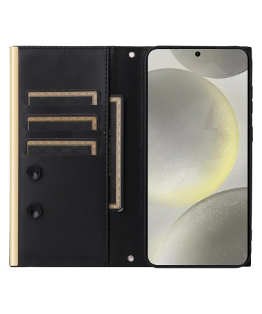 Housse Samsung Galaxy S25 Diamond Clutch Noir - photo 16