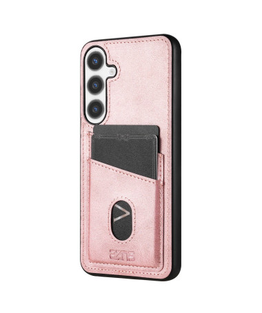 Coque Samsung Galaxy S25 Protection avec Porte-Cartes Or Rose - photo 24